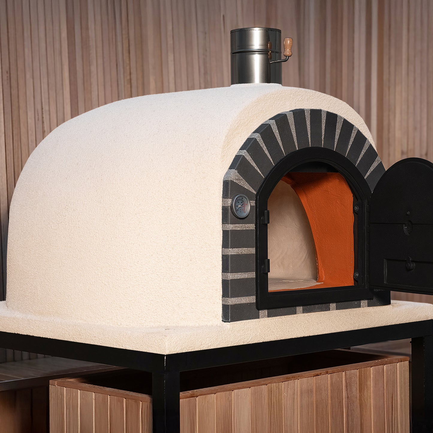 Stella - White with Grey Brick Arch