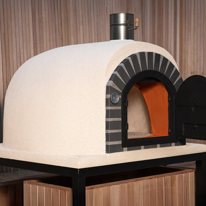 Stella - White with Grey Brick Arch