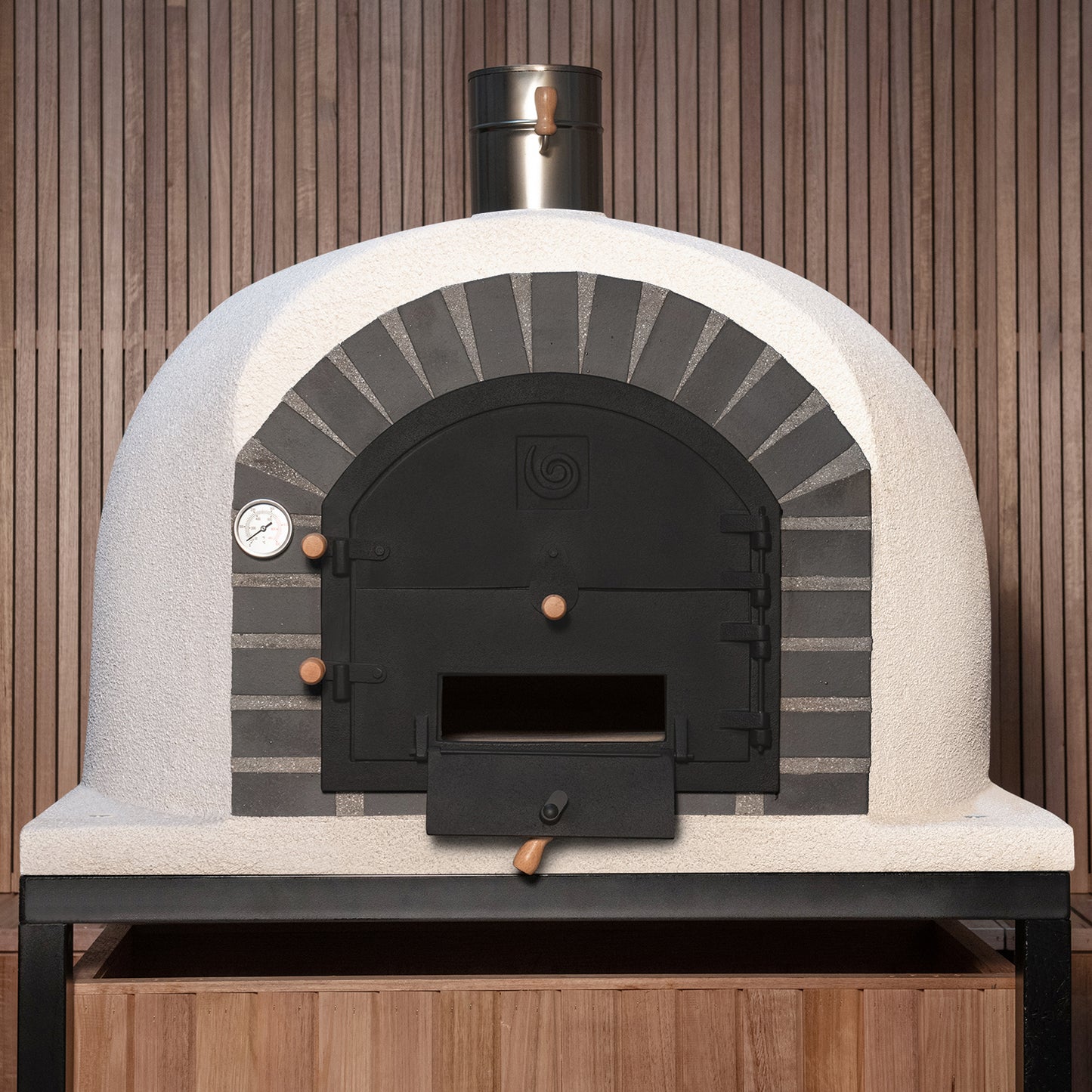 Stella - White with Grey Brick Arch