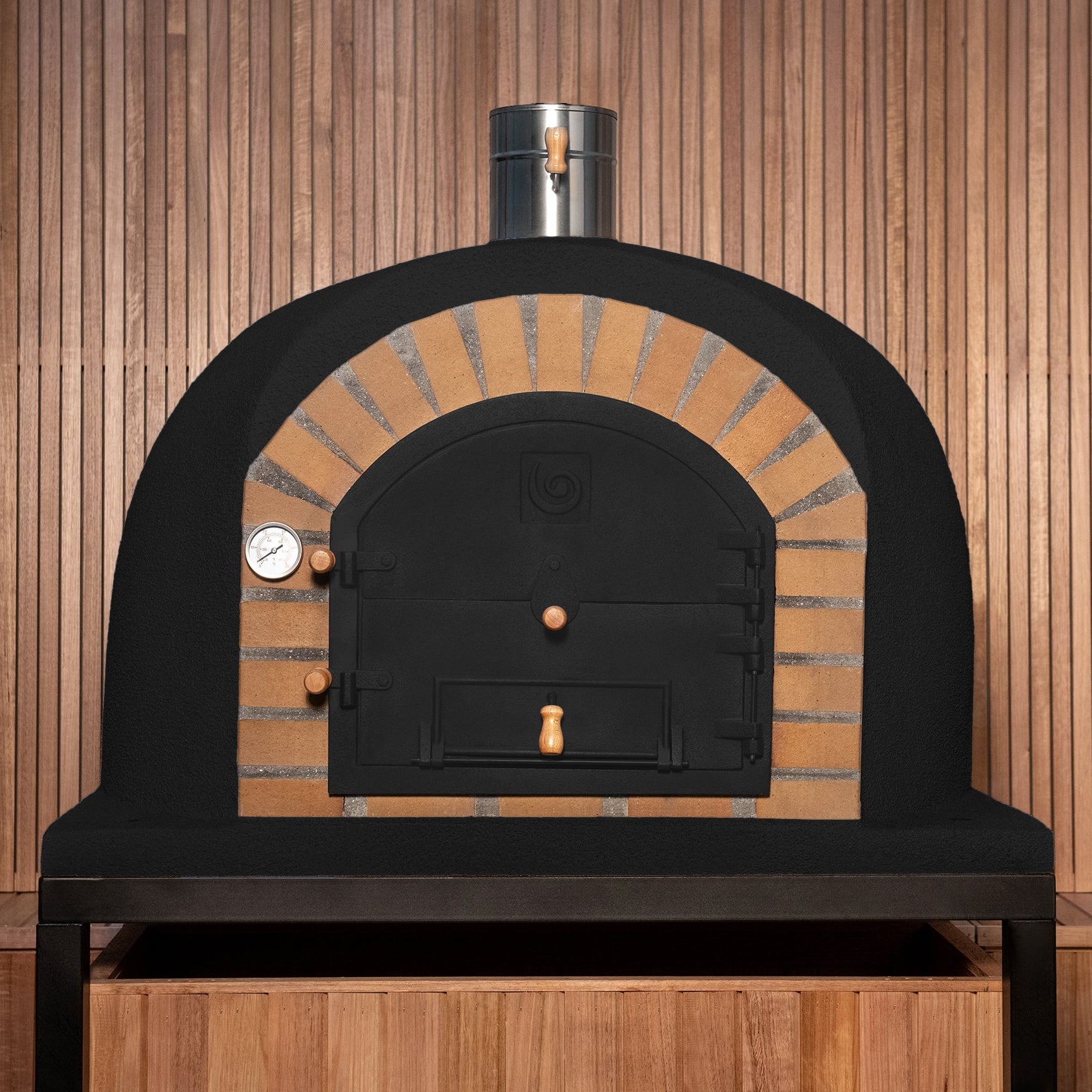 Stella - Black with Terracotta Arch