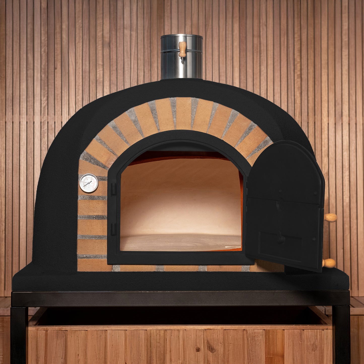 Stella - Black with Terracotta Arch