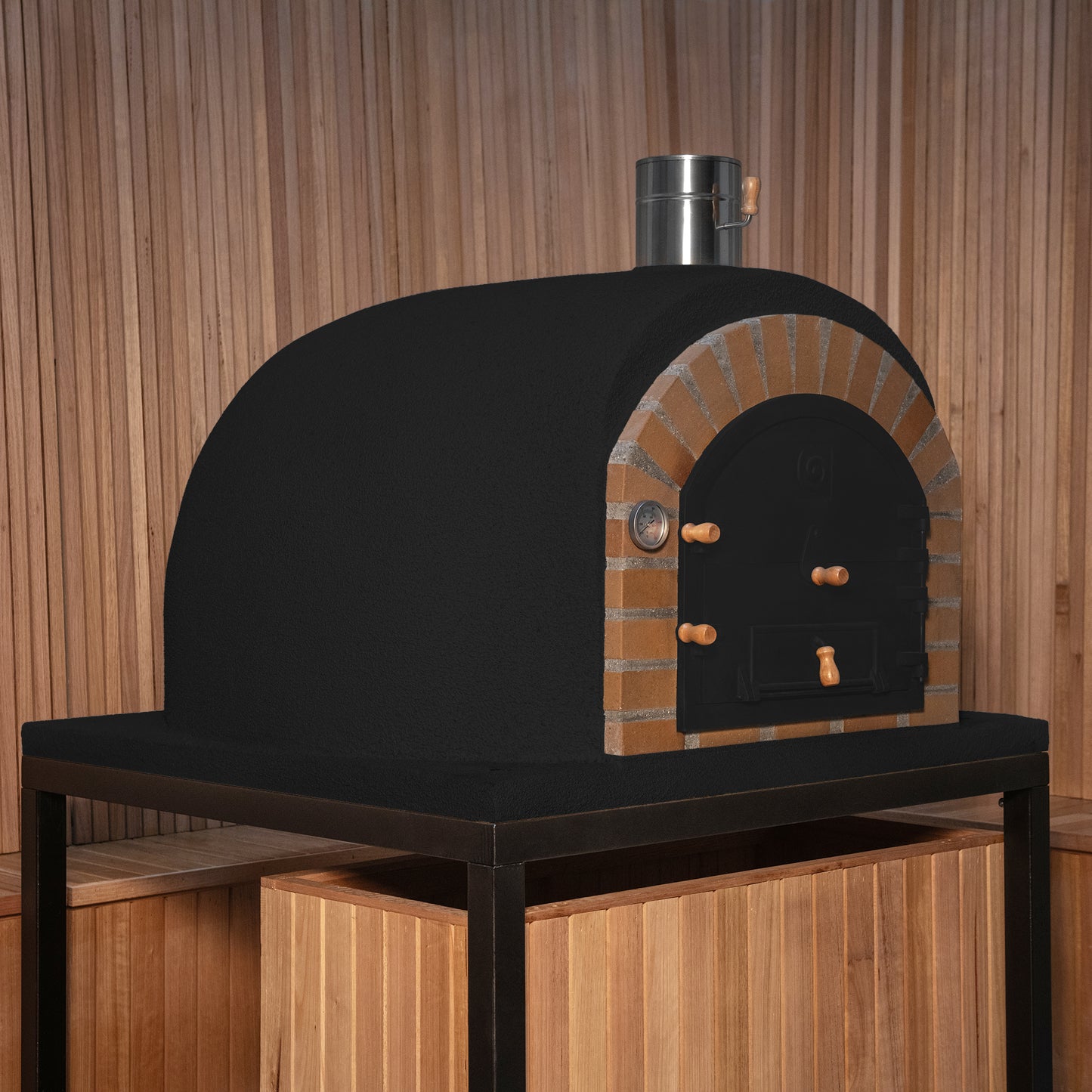 Stella - Black with Terracotta Arch