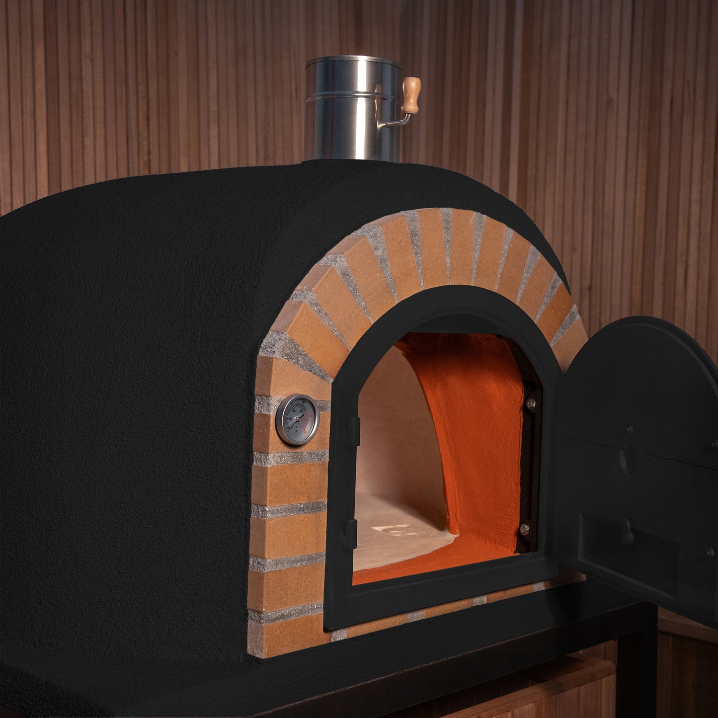 Stella - Black with Terracotta Arch