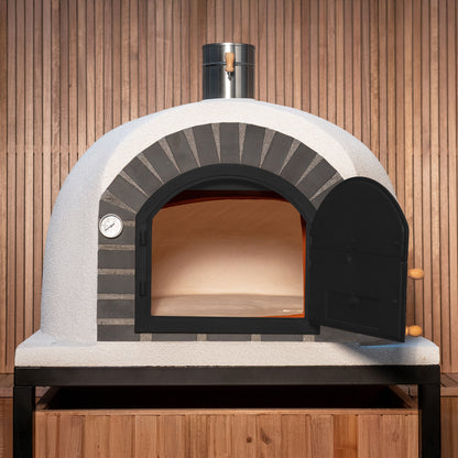 Stella - White with Grey Brick Arch