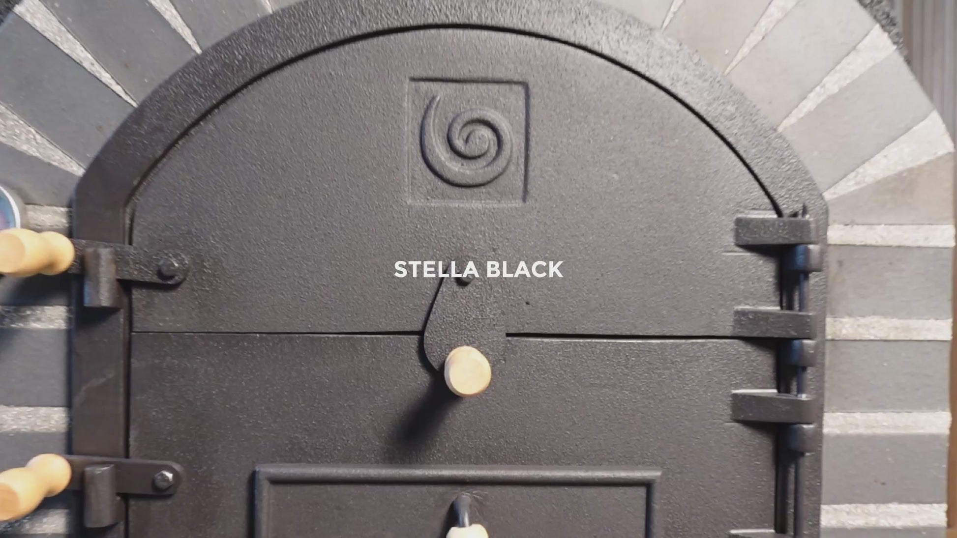 Wood Fired Oven Stella Black
