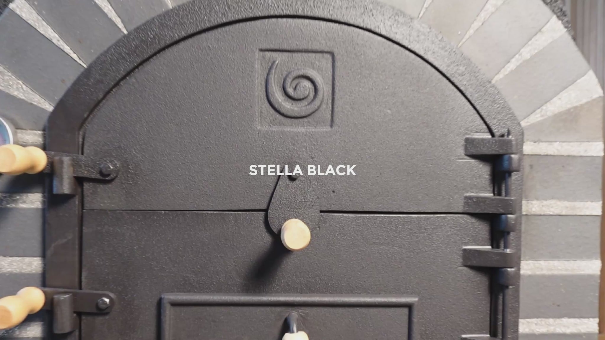 Wood Fired Oven Stella Black