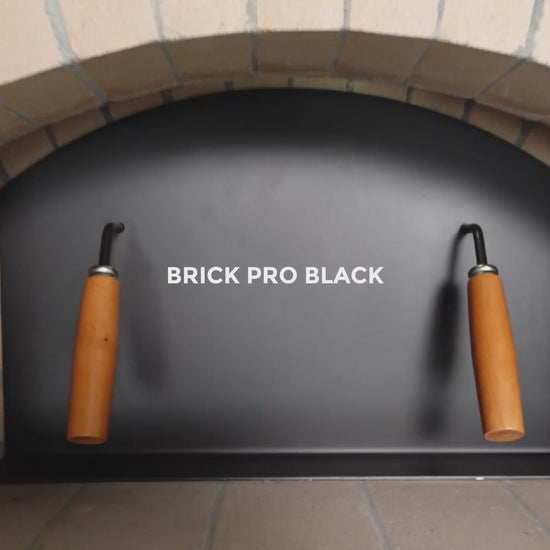 Wood Fired Oven Brick Pro Black